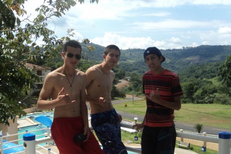 Luan, Felipe, Daniel e Ander